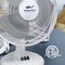 Proaira 12-inch Oscillating Table Fan w/Adjustable Tilt, 3 Speed Control, White DF12W - alternate 3